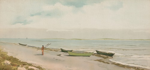 Beach at ebb-tide, Chatham, Mass.