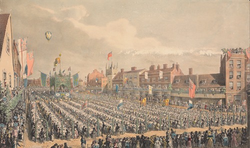 Market Place, Wisbech Isle of Ely, Cambridgeshire…, June 28, 1838
