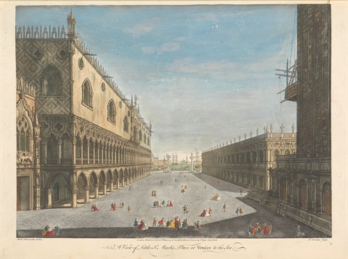 A View of Little St. Mark’s Place at Venice to the Sea