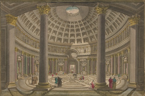 The Inside of the Pantheon at Rome