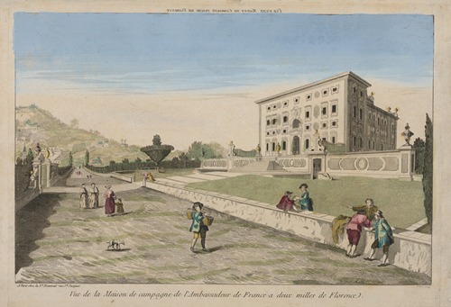 View of the country House of the French Ambassadeur, two miles from Florence