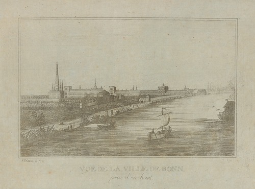 View of the city of Bonn, taken from the North
