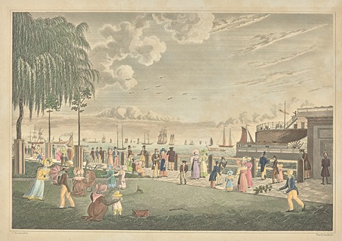 View of the Bay and Harbour of New-York, from the Battery.