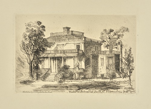 Front of the Joshua Hett Smith House at Haverstraw New York.