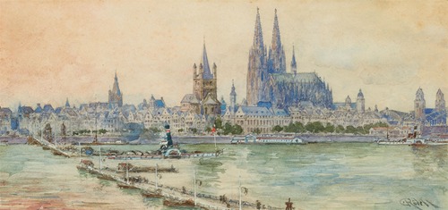 Blick auf die Altstadt von Köln