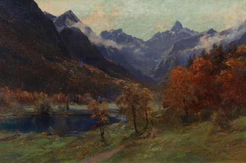Christlessee bei Gerstruben mit Blick auf die Trettachspitze
