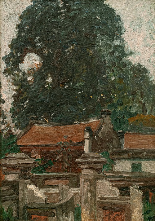 La Pagode des Corbeaux à Hanoi (The Crows Pagoda in Hanoi)