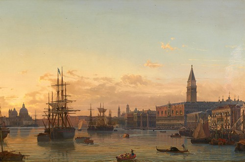 Blick über das Bacino di San Marco in Venedig