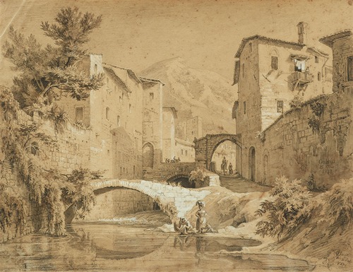 Wäscherinnen am Gubbio