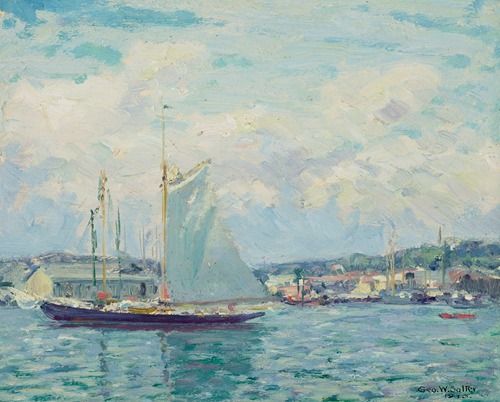 Noon Hour in the Harbor, Gloucester