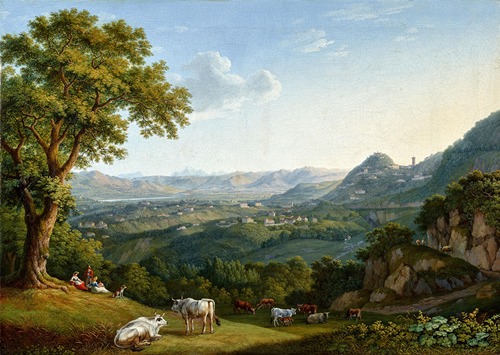 Blick auf das Arnotal und Fiesole