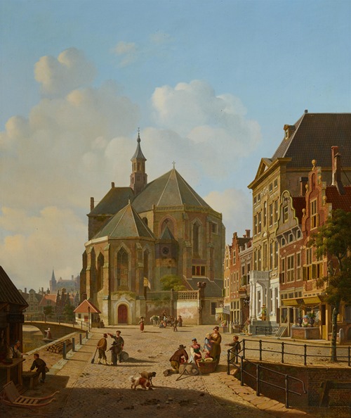 Holländische Straßenszene