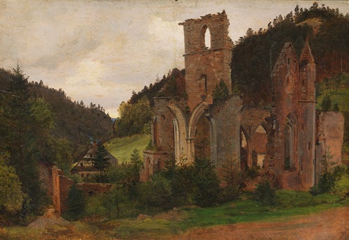 Zugeschrieben – Klosterruine Allerheiligen bei Oppenau im Lierbachtal (Schwarzwald)
