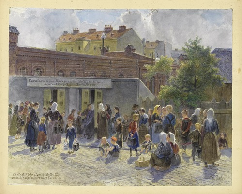 Zentralküche und Speisestelle X. ; städt. Straßenbahnremise Favoriten