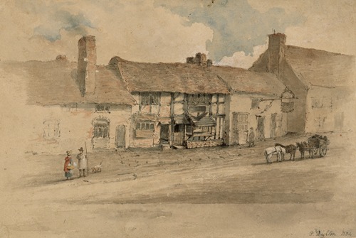 The exterior of the house in which Shakespeare was born