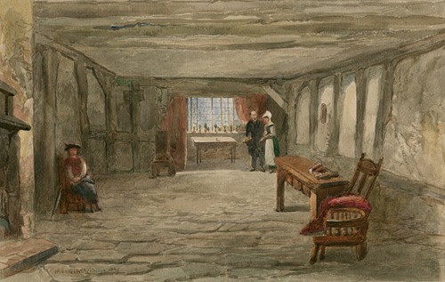 The room in which Shakespeare was born