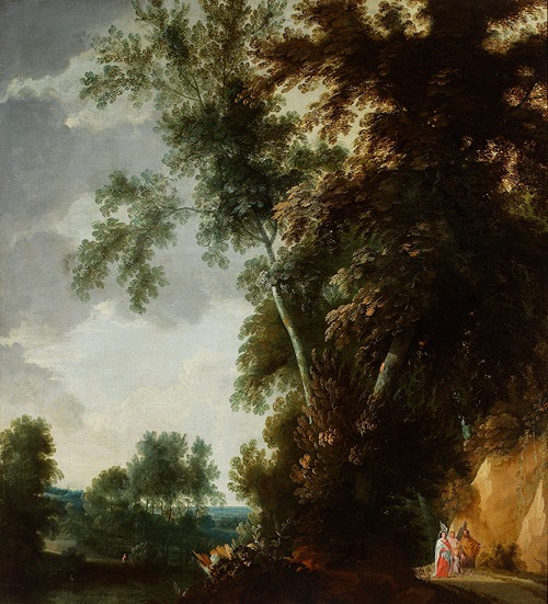 Landscape with the scene of ‘Return from Egypt’
