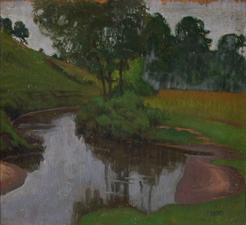 Evening at the rivulet