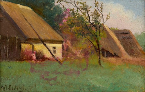 Huts in a village