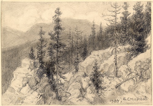 Taiga of the Ural Mountains near Zlatoust.