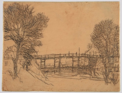 Bridge over a channel