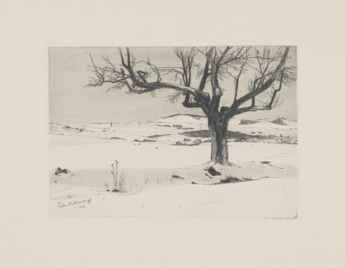 Winter Landscape with a Tree