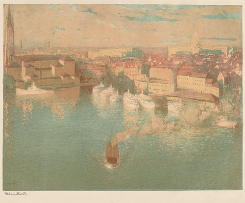 View of Stockholm from the Port