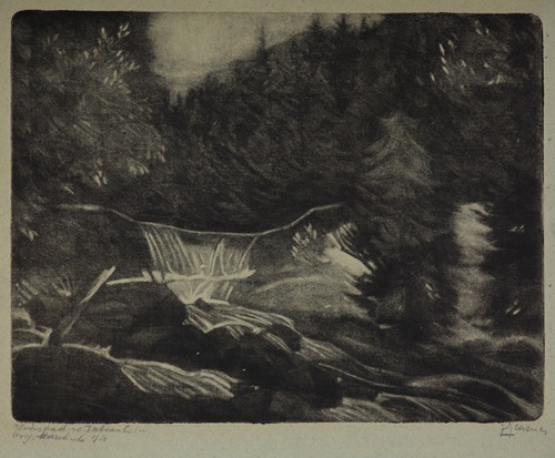 Waterfall in the Tatra Mountains