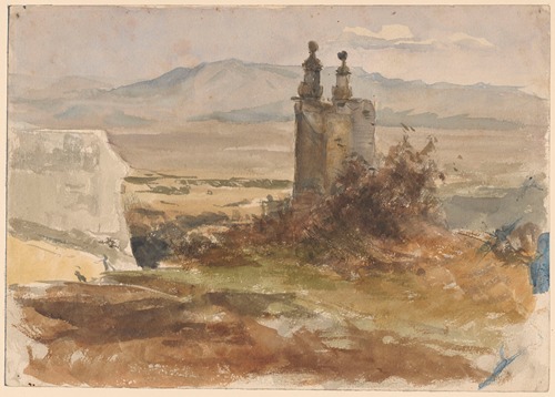 Landscape with a church