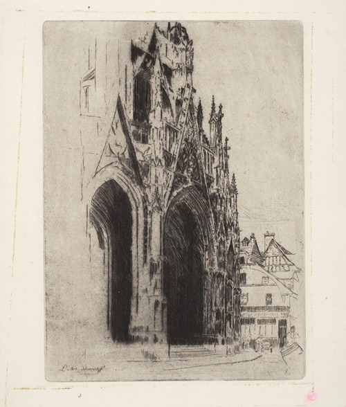 Portal of the Church of Saint Maclou in Rouen
