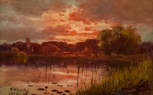 Landscape at sunset