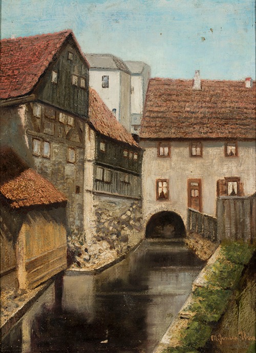 Alley at the canal