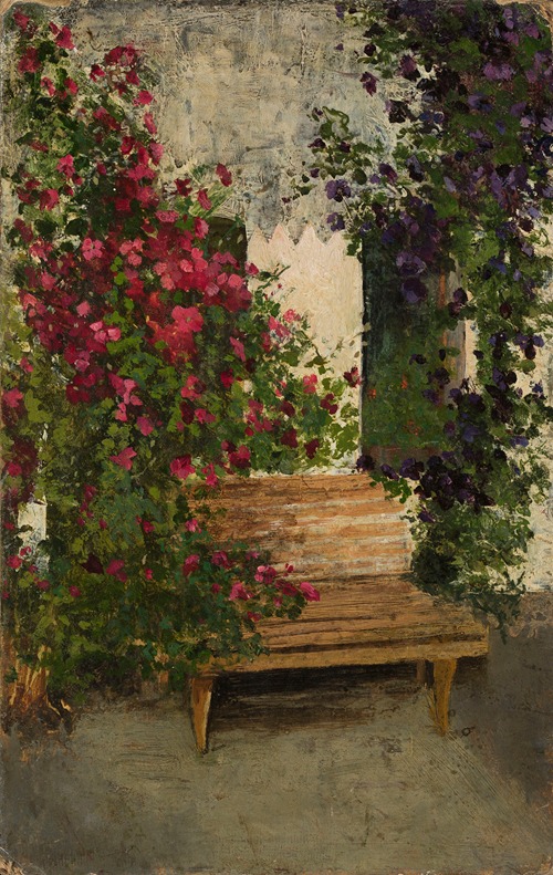Bench in the garden