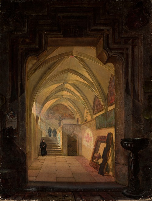 Interior of the cloister at the church of St. Catherine in Kraków