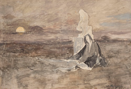 Landscape with a female figure