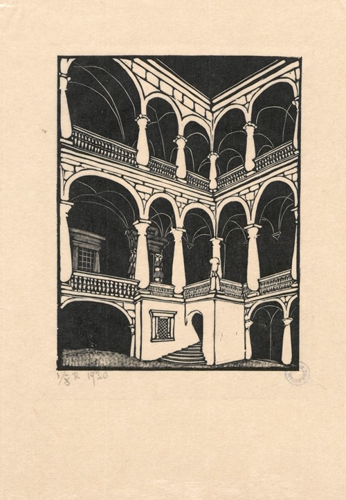 Lwów – Wnętrze Synagogi Złotej Róży