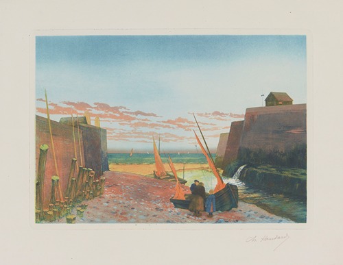 Les anciennes jetées du Tréport