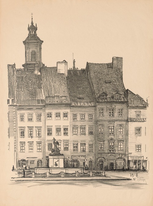 The Old Town Market Square – by the castle