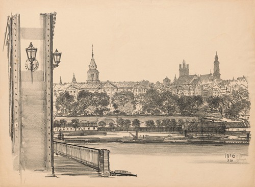 View from the side of the Praga District