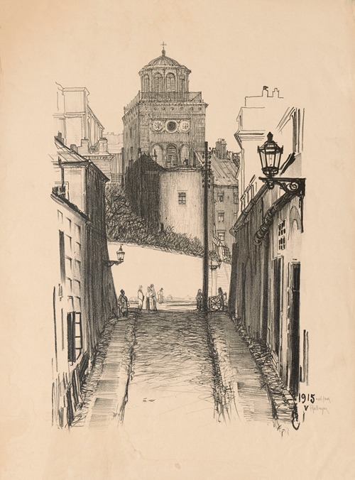 View of a Bernardine tower from Żródłowa Street