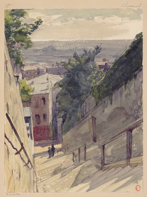 Escalier de la rue du Calvaire – 18è Clignancourt