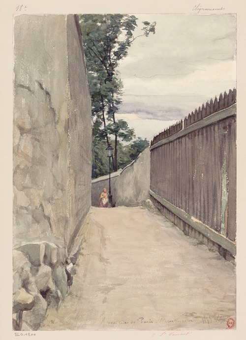 Une rue de Paris – Montmartre – 18è Clignancourt