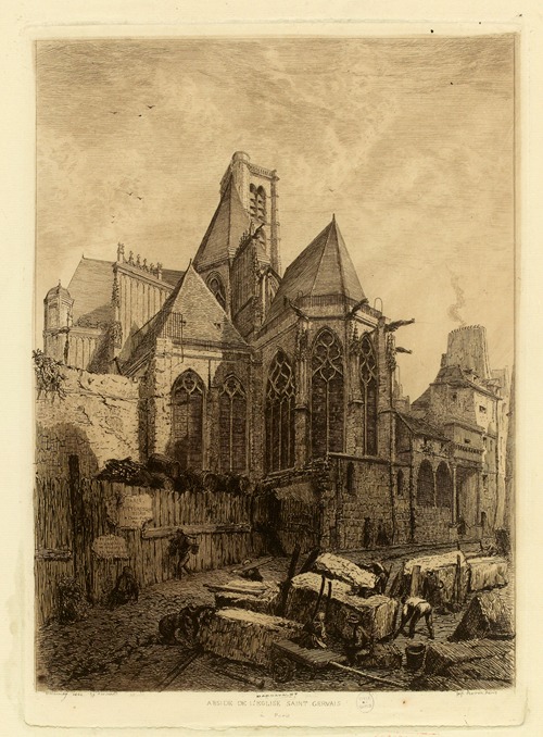 Abside de l’Eglise Saint-Gervais