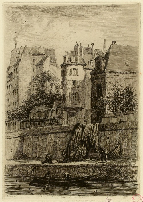Ancienne poterne du Palais de Justice, quai des Orfèvres