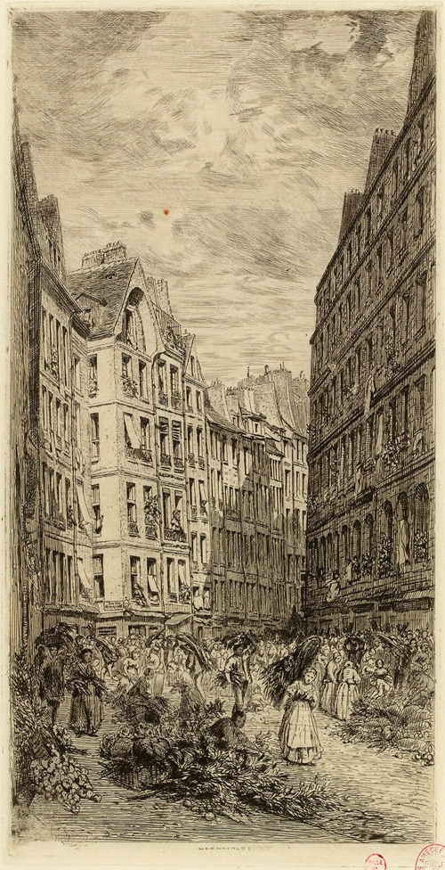 Rue de la Ferronnerie le matin