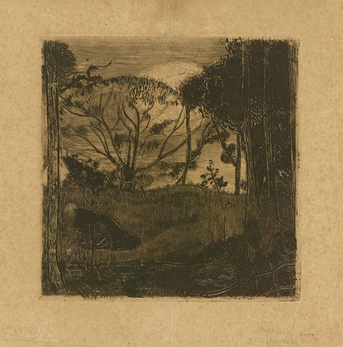 Le soir ou La glaneuse