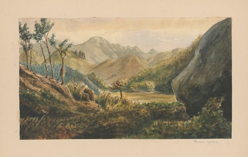 25 aquarelles par Auguste Mouillesaux de Bernières Pl.06