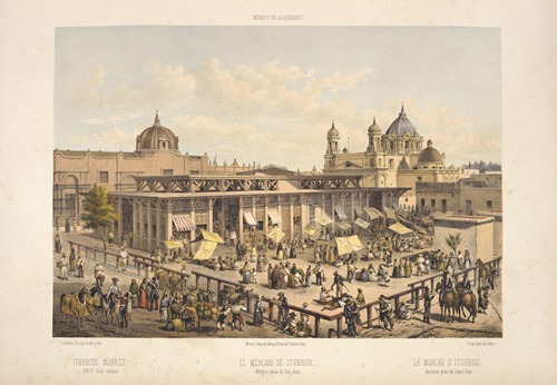 Iturbide Market, old St. John square.