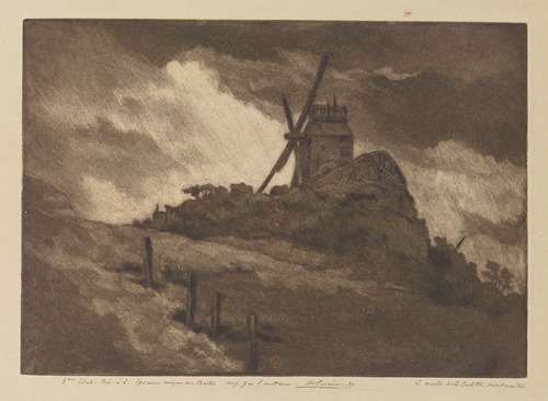 Le moulin de la Galette, Montmartre
