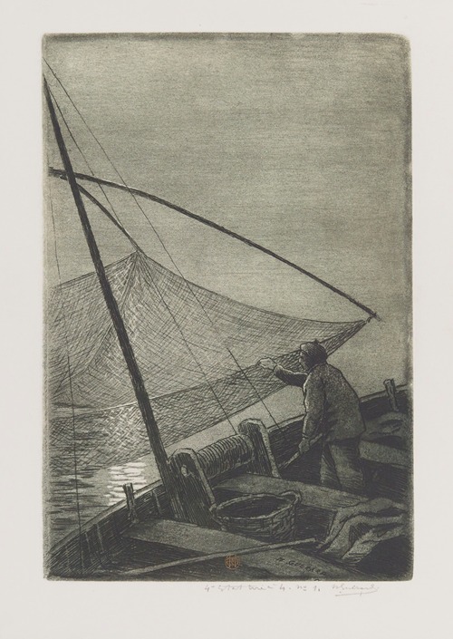 Le pêcheur au carrelet